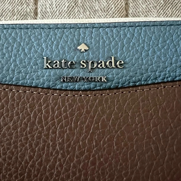 Kate Spade Leila Colorblock Large Continental Wallet in Baltic Blue - Picture 2 of 7